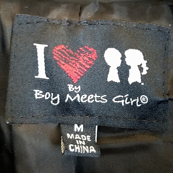 Wool red buffalo plaid jacket - Picture 3 of 4